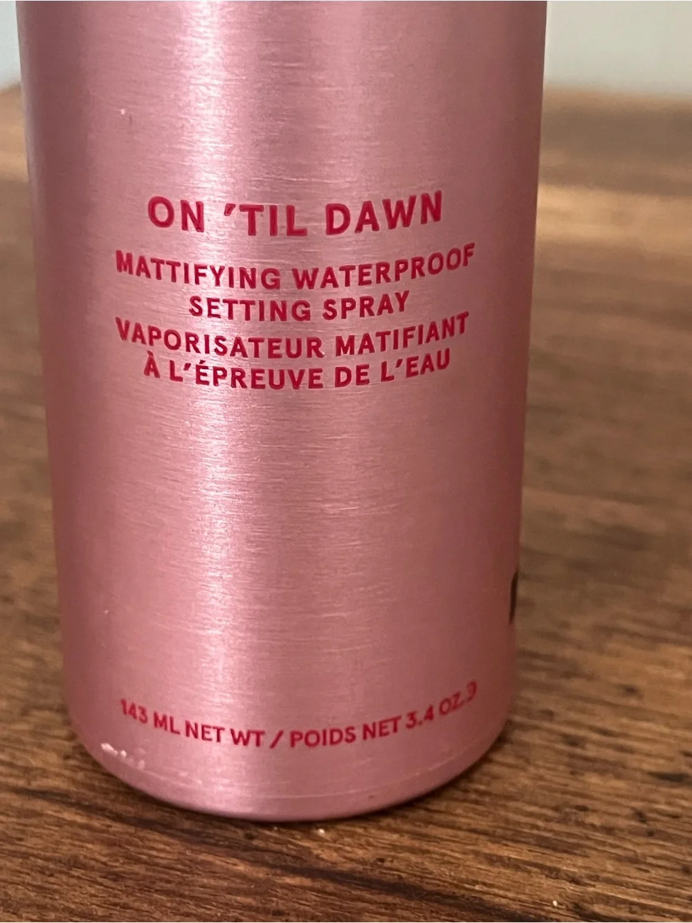 ONE/SIZE On 'Til Dawn Mattifying Waterproof Setting Spray - 3.4 oz